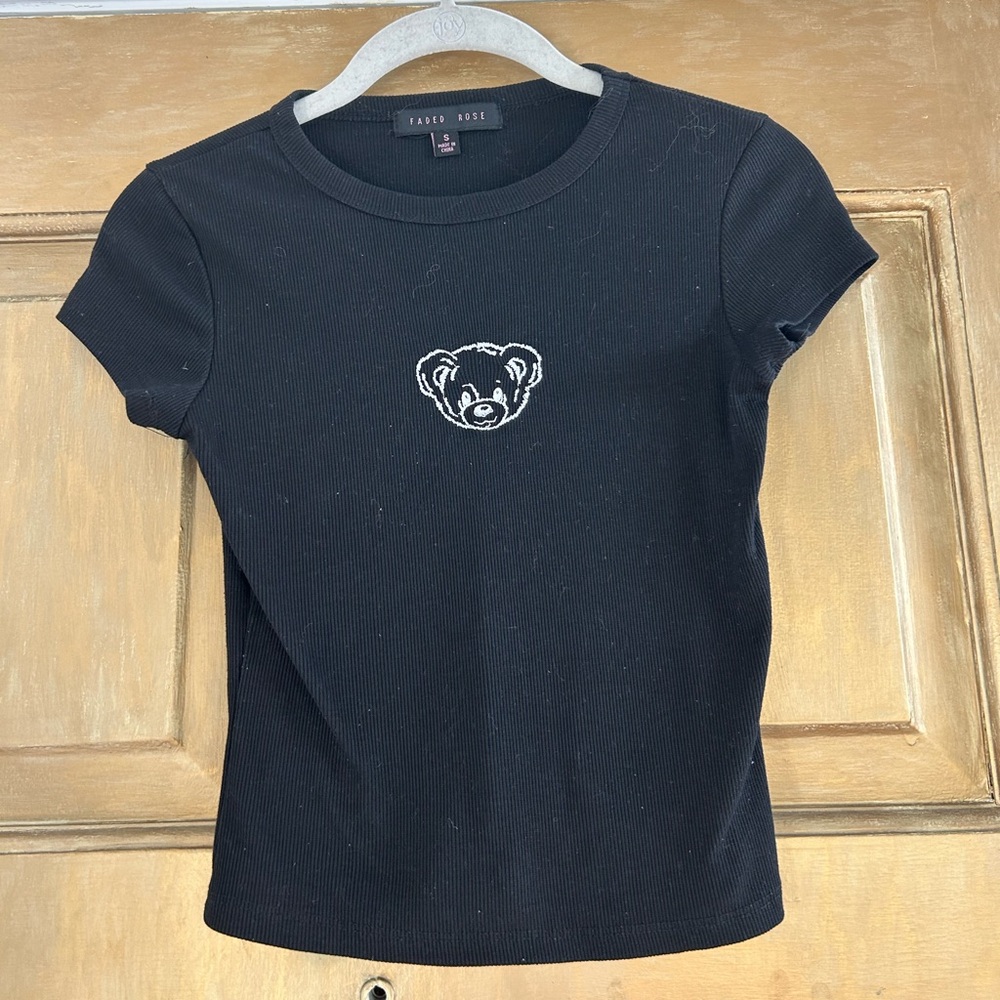 90s cropped babydoll tee